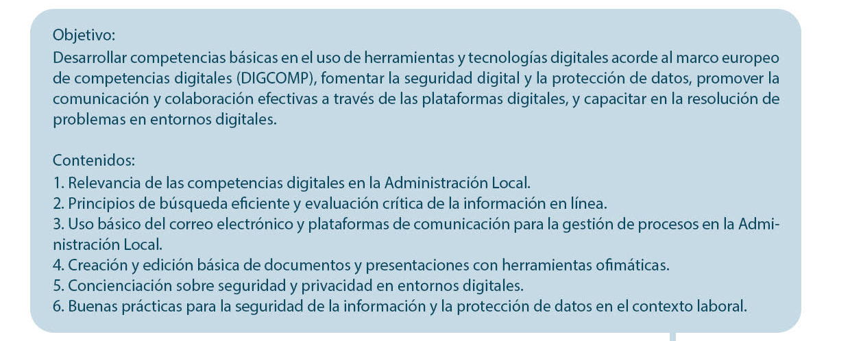 Objetivos y contenidos